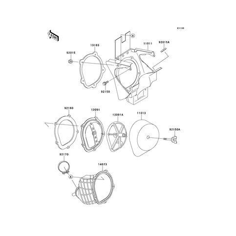 CASE-AIR FILTER,GRAY