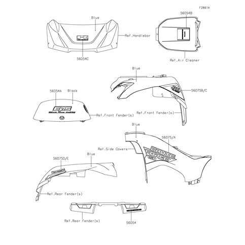 PATTERN,FR FENDER,RH