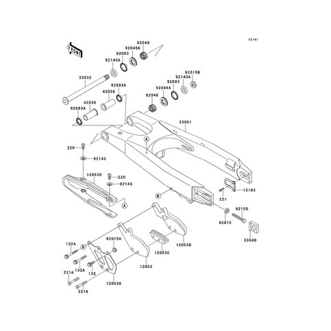 SLEEVE,SWING ARM,L=54