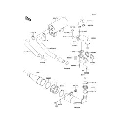 TUBE,MUFFLER-WATER MU