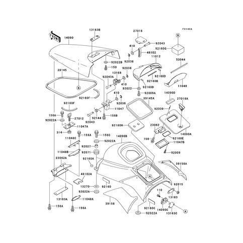 PAD,HANDLE COVER,LH,G