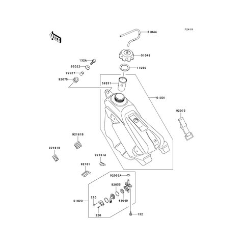 DAMPER,FUEL TANK,RR