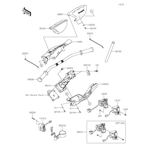 PAD-HANDLE,GRAY