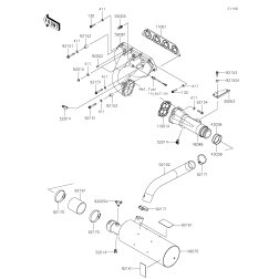 TUBE,WATER MUFFLER-TAIL P