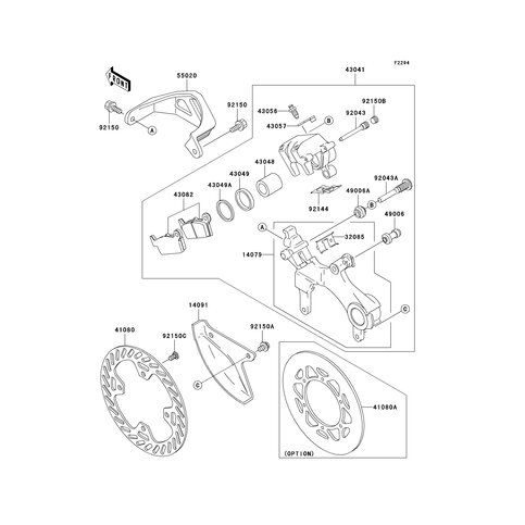 BREMSSCHEIBE HINTEN