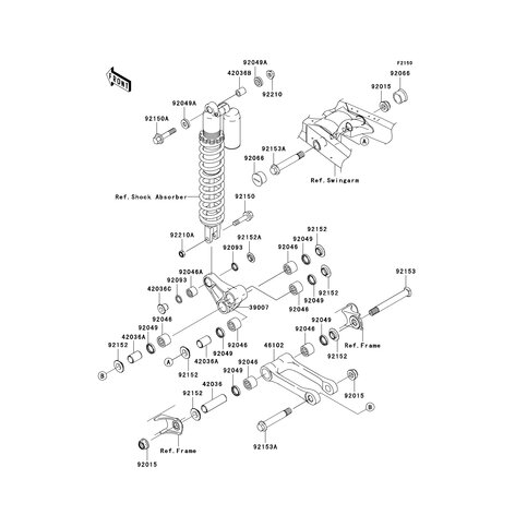 PLUG,SWING ARM,F.BLACK