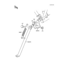 SEITENSTAENDER SILBER