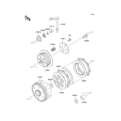AUSRUECKHEBEL, KUPPLU