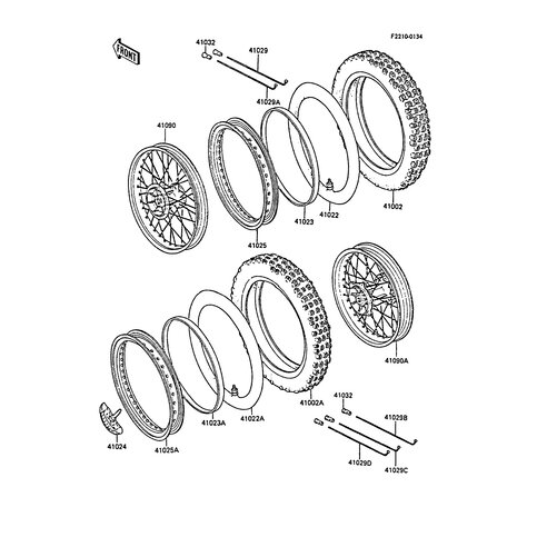 FELGENBAND VORN