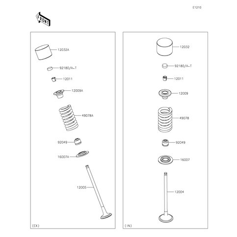 HALTER VENTILFEDER AUSL.