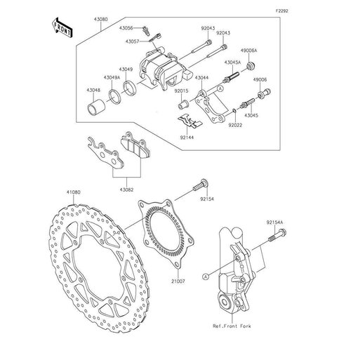 HALTER BREMSSATTEL