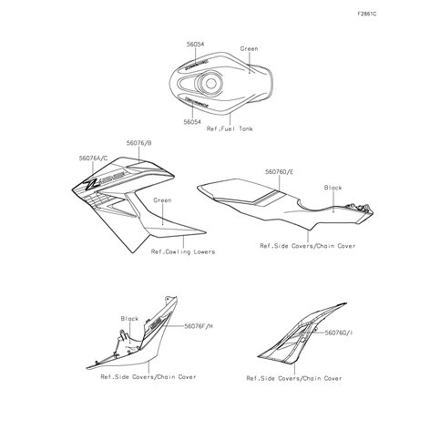 PATTERN,TAIL COVER,LH,LWR