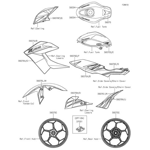 PATTERN,TAIL COVER,LH,UPP