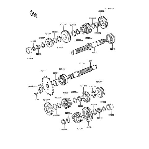 GEAR,OUTPUT 5TH,27T