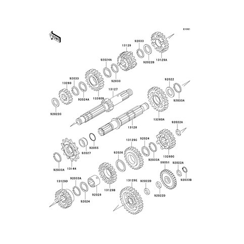 BUCHSE AUSGANGSWELLE