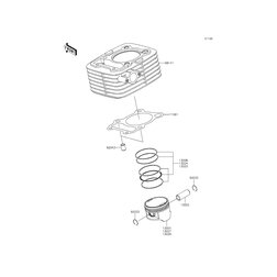 RING-SET-PISTON LL,O/S 1.