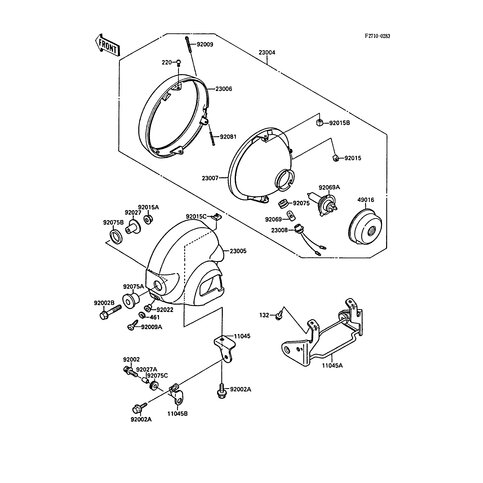 STAUBKAPPE SCHEINWERF