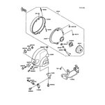 STAUBKAPPE SCHEINWERF