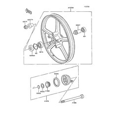 WHEEL-ASSY,FR,WHITE N