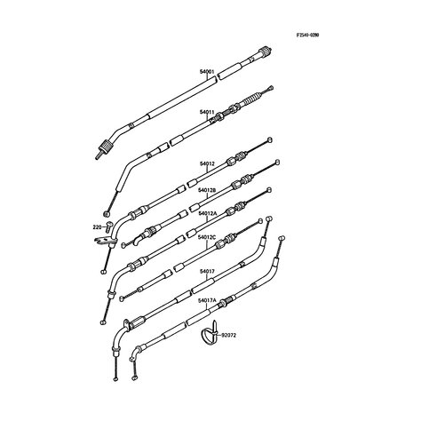 CABLE-THROTTLE,CLOSIN