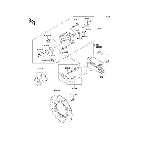 HOLDER-COMP-CALIPER,R