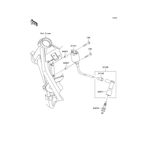 GROMMET,PLUG CAP