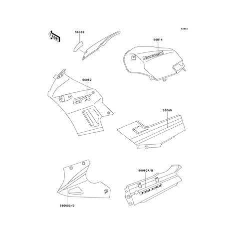 PATTERN,LWR COWLING,LH