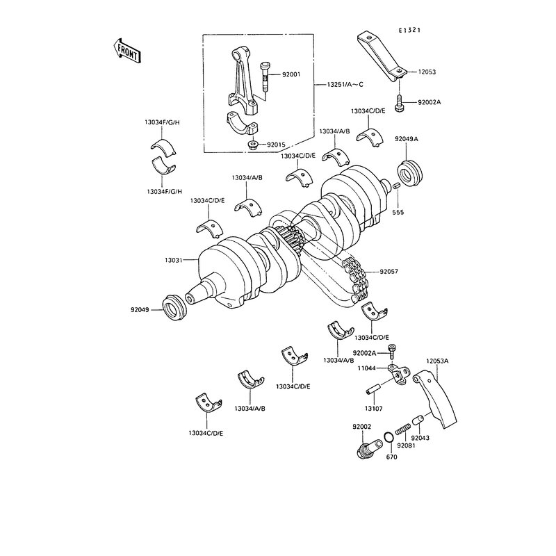 PRIMAERKETTE MA0364X5 - 92057-1011 Kawasaki Ersatzteile - kawa-shop24