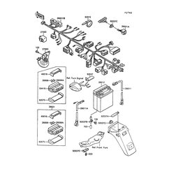BATTERY,FB14L-A2,12V 14AH