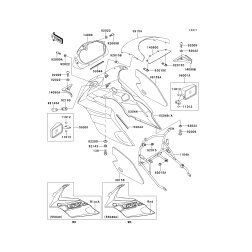 PAD,UPP COWLING,RH