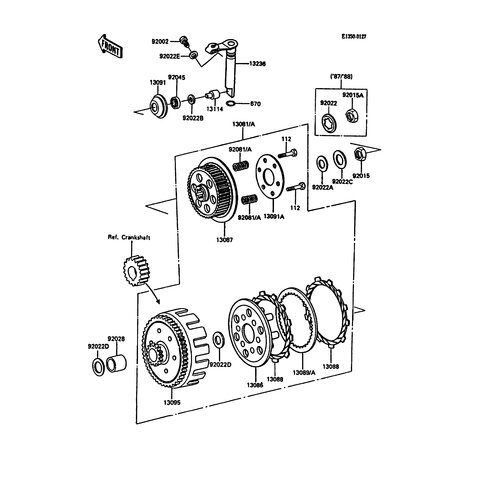 AUSRUECKHEBEL, KUPPLU