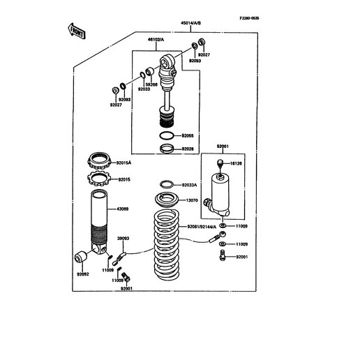 GUMMIBUCHSE FEDERBEIN