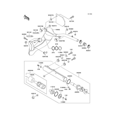 BAFFLE-PIPE MUFFLER,F