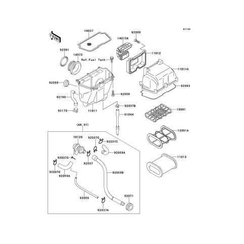 VERGASERANSCHLUSSSTUT