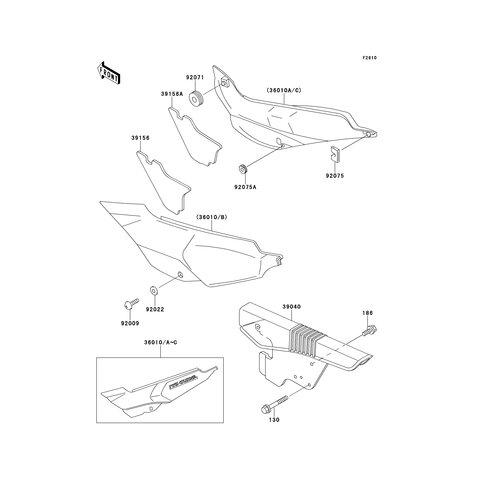 BELAG, SEITENDECKEL R