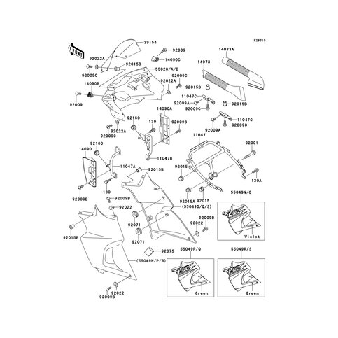 COVER,UPP COWLING,LH