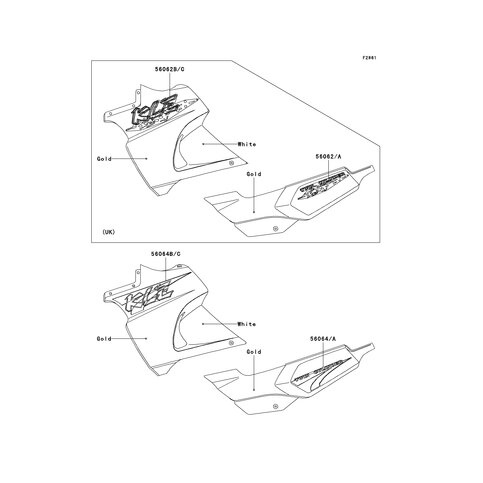 PATTERN,LWR COWLING,L