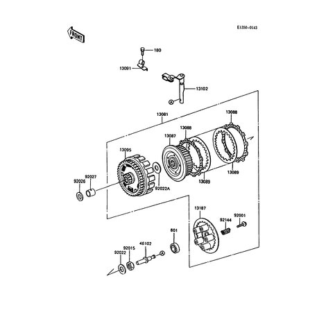 KUPPLUNGSAUSRUECKHEBE