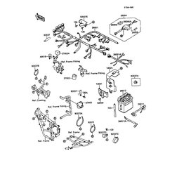 HALTER BATTERIEABDECK