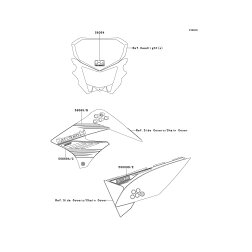 MARK,HEAD LAMP COVER,K