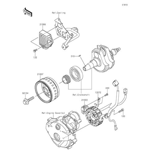 PLATE,PULSING COIL