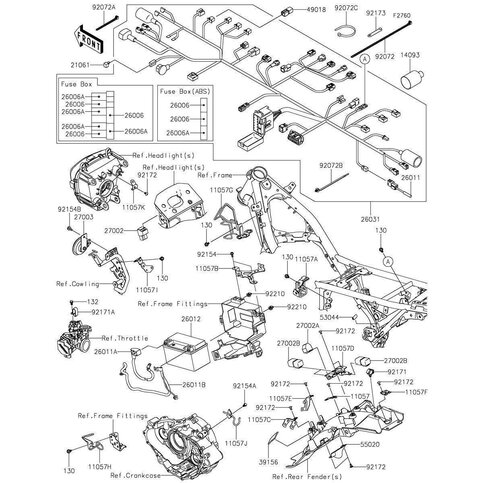 BRACKET,HEAD LAMP ATTACHM