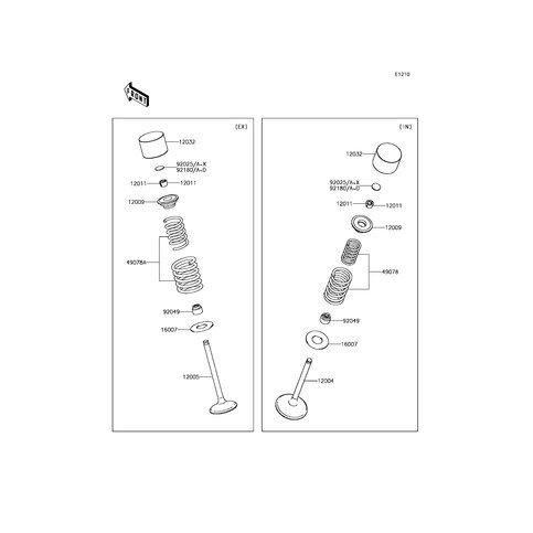 SPRING-ENGINE VALVE,INTAK