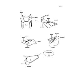 PATTERN,LWR COWLING,L
