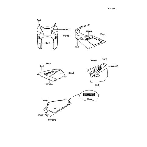 PATTERN,LWR COWLING,L