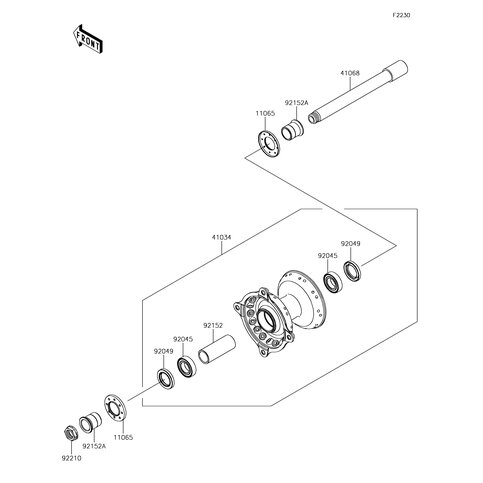 AXLE,FR,20X186