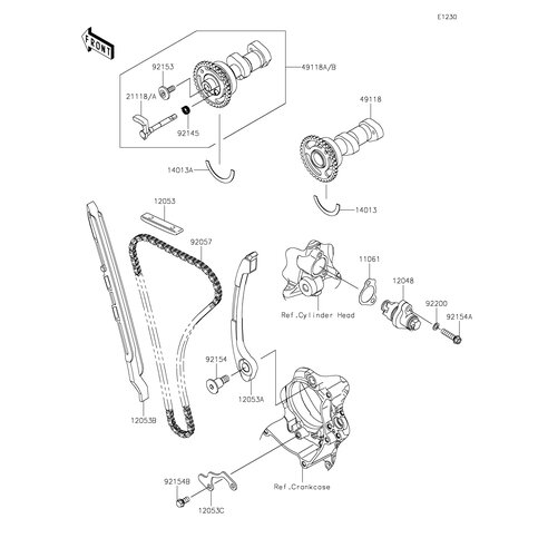 CAMSHAFT-COMP,EXHAUST