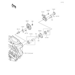 GEAR-SPUR,OIL PUMP DRIVE,