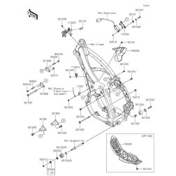 BRACKET,VEHICLE DOWN SENS