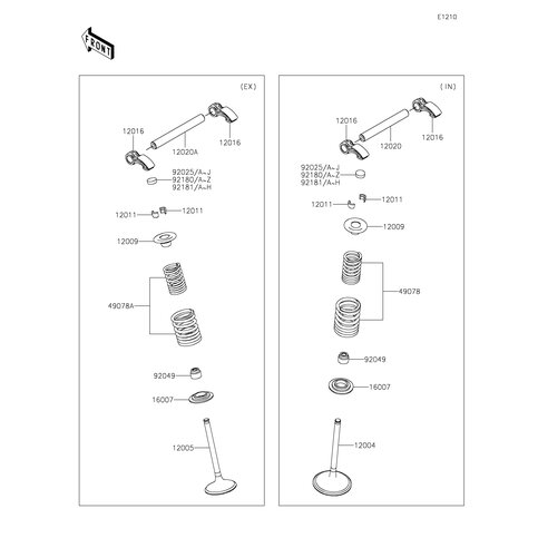 RETAINER-VALVE SPRING